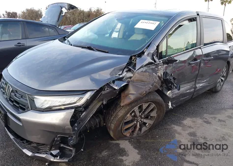 2025 Honda Odyssey Ex-L from USA, damaged, VIN 5FNRL6H64SB038684